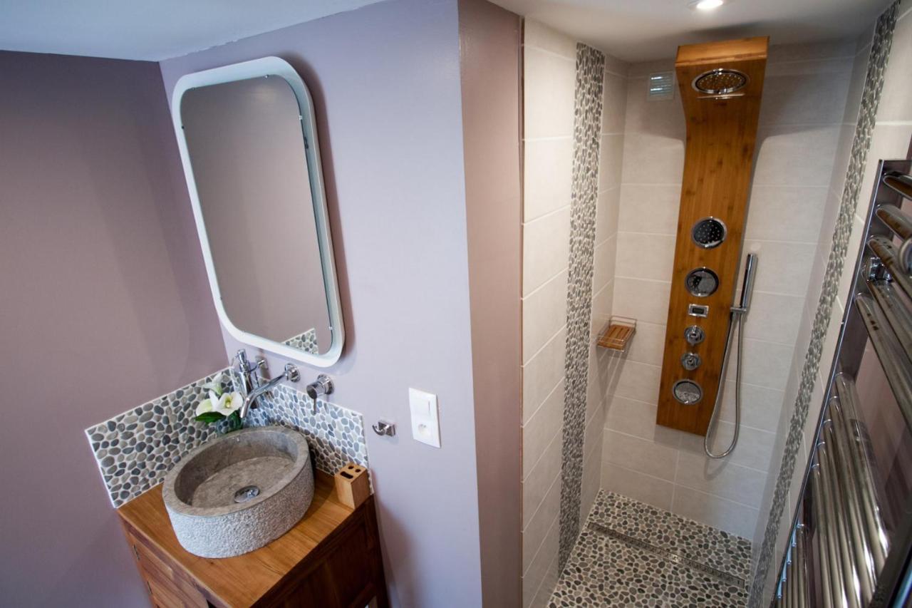 Chambre D'Hotes Bulle D'Eden 라센느쉬르메르 객실 사진